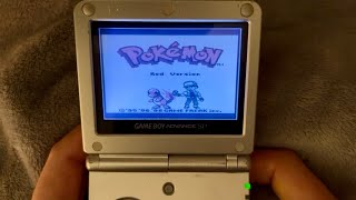 Pokémon Red Version Nintendo Gameboy Advance 