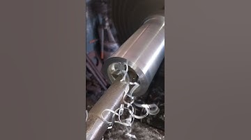 aluminum material #turning #lathemachine #viralvideo