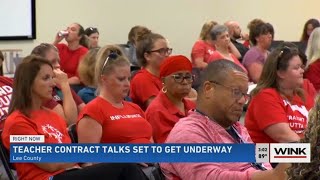 Lee County School District discusses funds with union