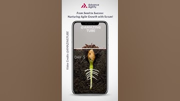 Nurturing Agile Growth with Scrum! #youtubeshorts #shorts #shortvideo