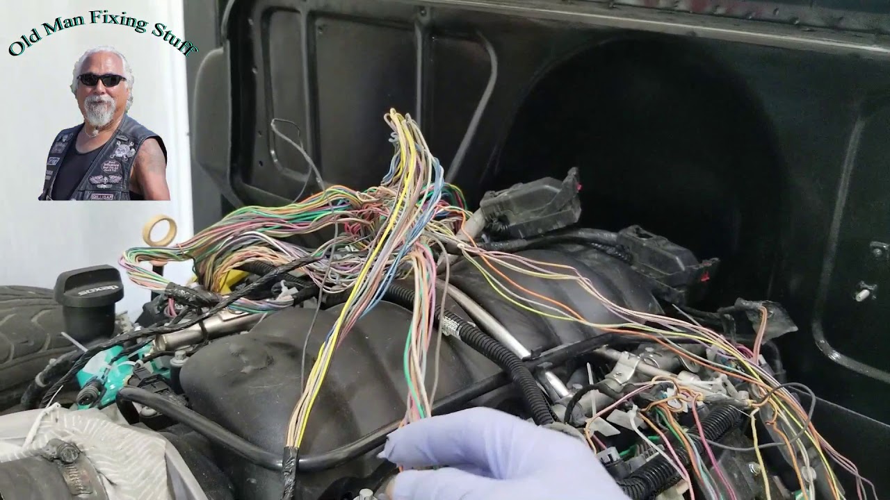 LS engine wiring harness rework 3 - YouTube