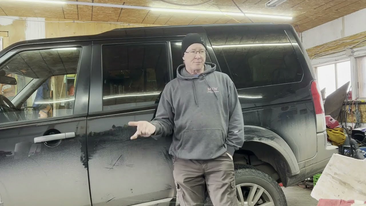 Where the Land Rover gets sort of repaired