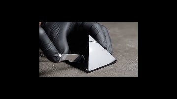 Slicing Through Obsidian: ASMR Pyramid Experience #asmr #obsidian #slicing