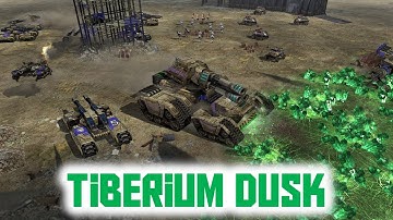 C&C 3 : Kanes Wrath - Tiberium Dusk 1.25 Mod - GDI -  Medium AI / The Cost of Building