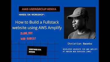 How to Build a fullstack website using AWS Amplify
