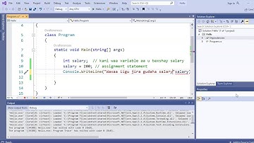 Casharka 3aad Variable,expression and initialization c# programming
