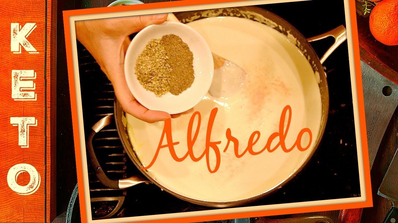 ALFREDO SAUCE RECIPE FROM SCRATCH FOR ZOODLES - KETO DIET ALFREDO SAUCE RECIPE - YouTube