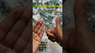 Meesho Haul Fancy Shape Mirrors | Craft Mirrors