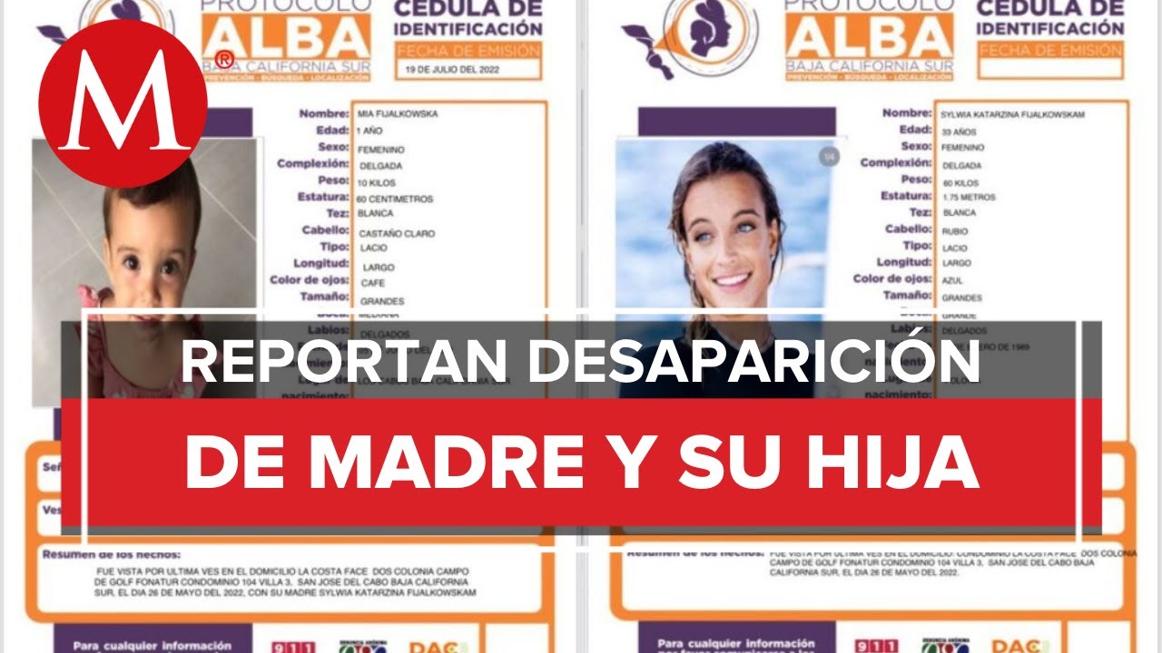 Buscan a madre e hija desaparecidas en Los Cabos - YouTube