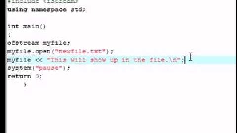 C++   Tutorial - 23 - Writing on Files.flv