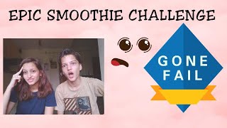 EPIC SMOOTHIE CHALLENGE/GONE FAILEDPRATHAMA NATU |BROTHERS DAY SPECIAL|CHALLENGE VIDEO 5 .