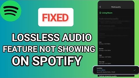 how to fix lossless audio feature not showing on spotify [2025] | lossless audio spotify 