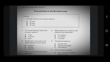 Free activities in burnham area Ielts listening (HD AUDIO) 1080p