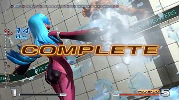 KOF XIV - Kula Combo Challenges with input data