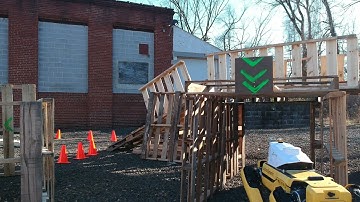Asylon DroneDog Obstacle Course Flythrough 1