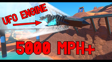 UFO Engine tutorial and Showcase #trailmakers #fast #jet #tutorial