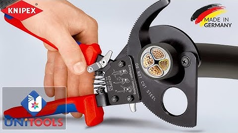 Kìm cắt cáp nhông lõi đồng nhôm 52 mm Knipex Germany model 95 31 280 - Sử dụng 1 tay