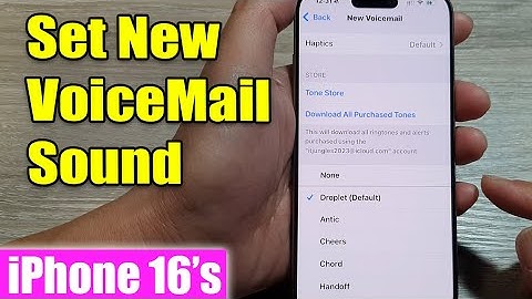 iPhone 16/16 Pro Max: How to Set New VoiceMail Sound