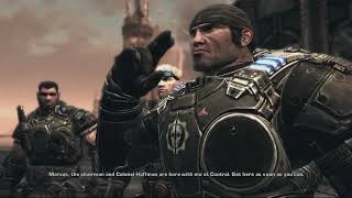 Gears of War 2 - Act 5: Delta Squad Coming In Jacinto Arrival | Hoffman, Anya & Prescott Cutscene
