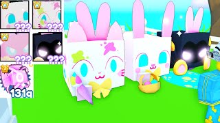 I Hatched All New Huge Easter Pets! Huge Painted Cat - Pet Simulator X Roblox