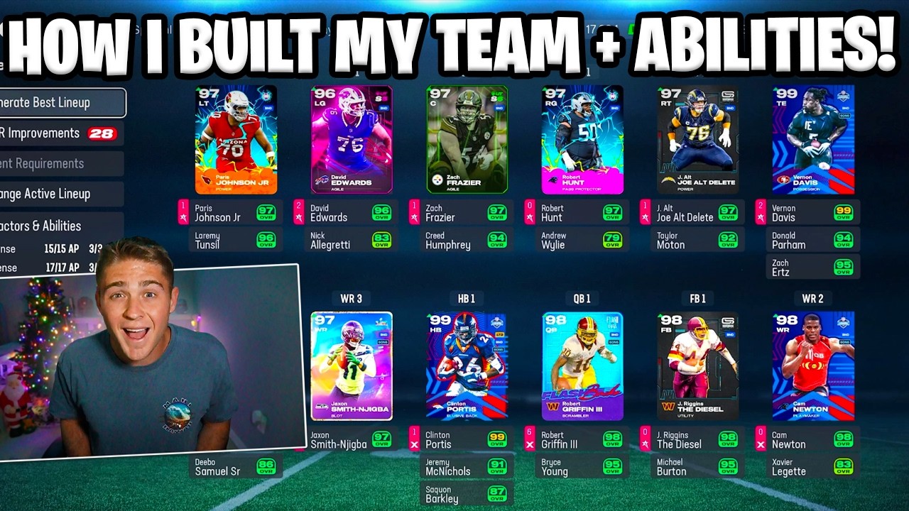 How I Built My Madden 26 Ultimate Team + Abilities I’m Using! (Combine Promo Update!)