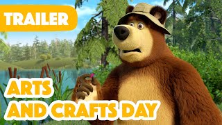 masha and the bear 2023 arts and crafts day trailer coming on november 3