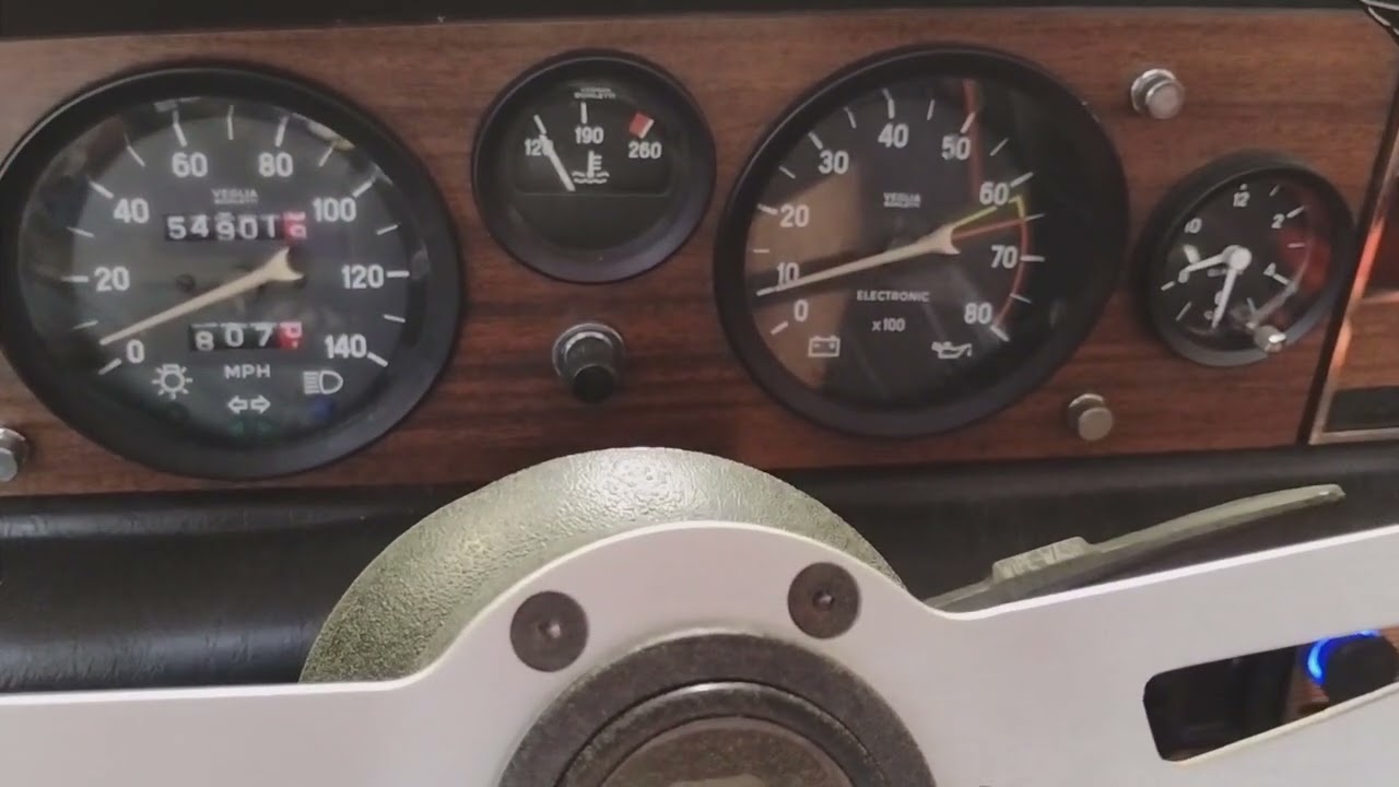 1978 Fiat 124 Spider Cold Start