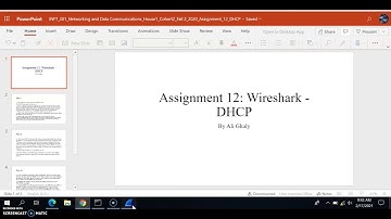 Wireshark DHCP: Lab Part I