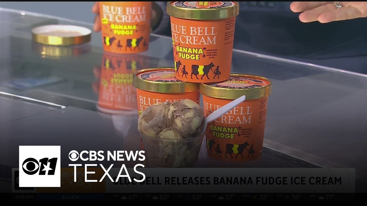 Blue Bell Raspberry Fudge Blue Bell releases banana fudge ice cream - YouTube