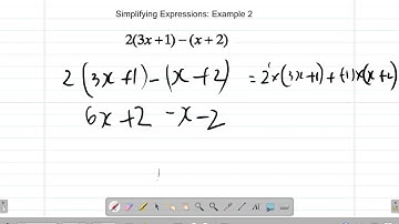 Simplifying Expressions Example 2 - CSEC Mathematics