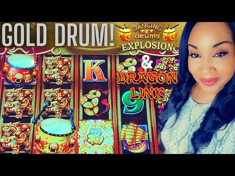 🎰🙂 I Got the DRUMS on DANCING DRUMS EXPLOSION! | Plus Dragon Link Golden Century BONUSES