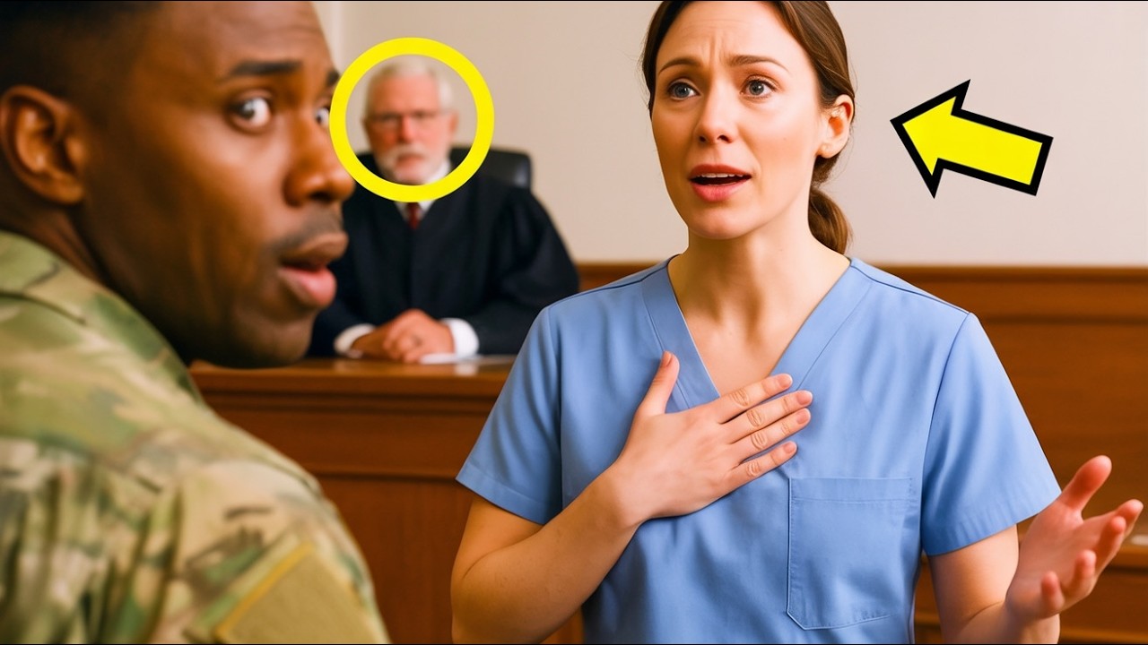 SOLDADO QUASE É PRESO… ATÉ QUE UMA ENFERMEIRA SE LEVANTA E CONTA TODA A VERDADE