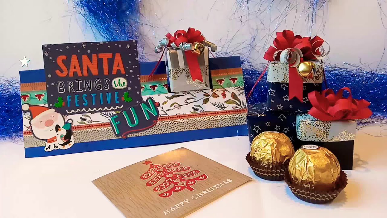 DIY Gift Box Christmas Card Christmas Gift Ideas How to make Gift