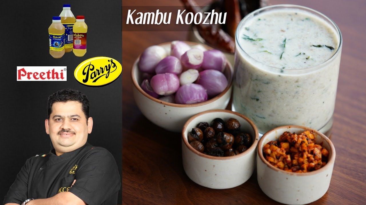 Venkatesh Bhat makes Kambu khoozu | millet porridge | healthy drink for a hot summer | coolant