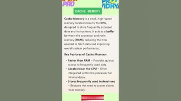 Cache Memory #cache #viral #trending #shorts