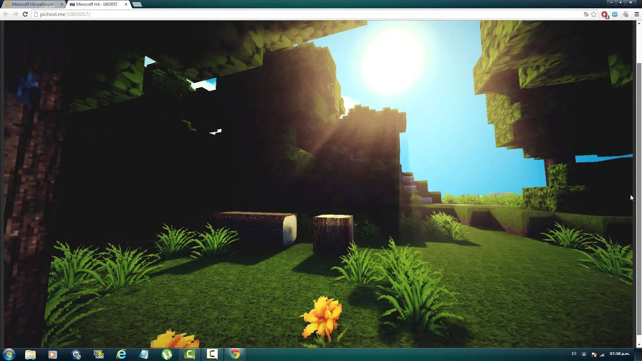 Como Descargar Fondos De Pantalla De Minecraft En Full Hd Youtube