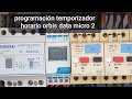 programacion temporizador horario orbis data micro 2