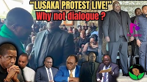 Protest LIVE at Cathedral!| Rejecting HH Dialogue Call?| Cathedral Stand-Off