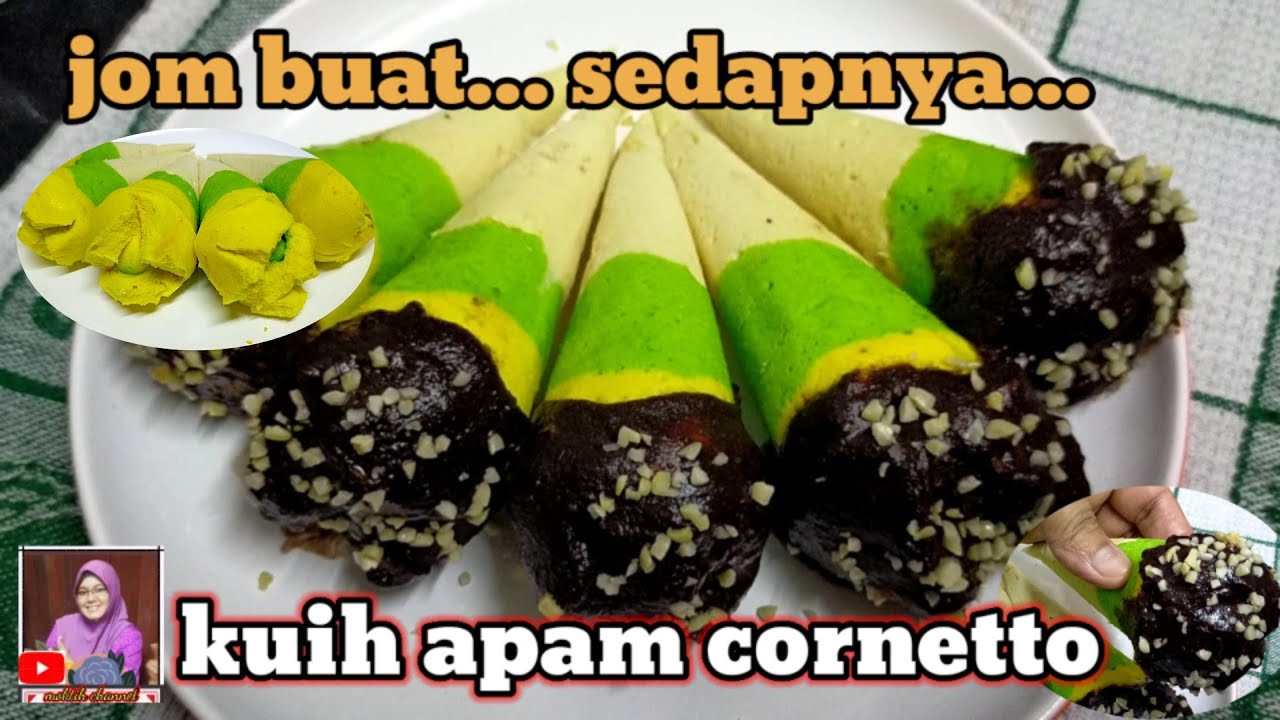 Cara Buat Apam Cornetto Moktihchannel Youtube