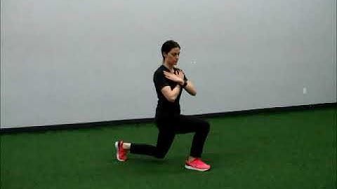 13 Lunge - Isometric Split Squat with Thoracic Rotation