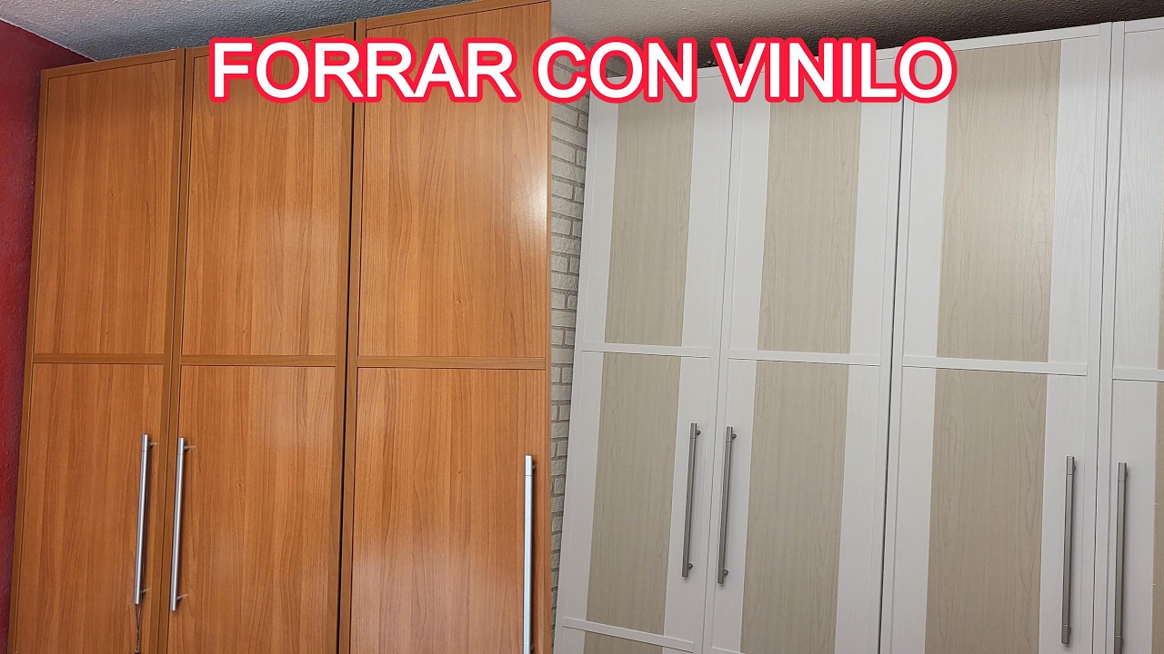 КАК ПОКРЫТЬ ШКАФ КЛЕЙКИМ ВИНИЛОМ