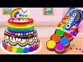 How To Decorate a Miniature Rainbow OREO Cake 🌈 Easy Decorating Ideas✨Tiny Treat Creations