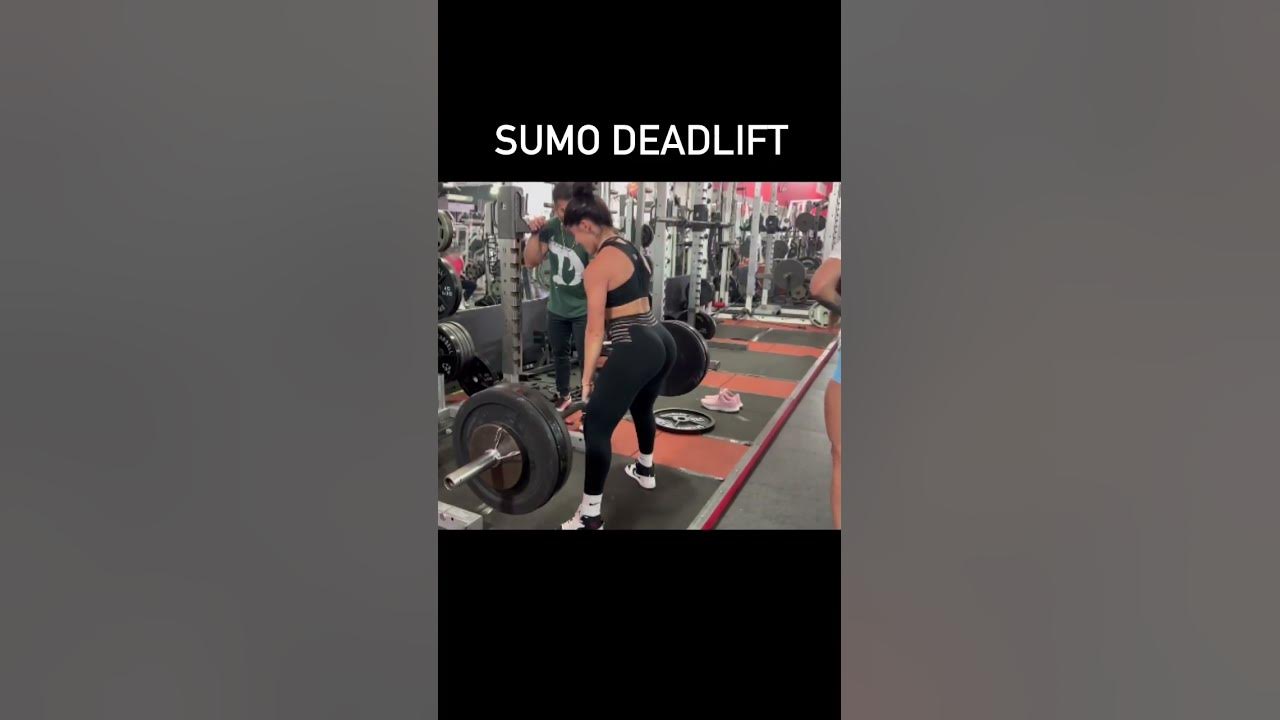 SUMÔ DEADLIFT/ LEVANTAMENTO TERRA SUMO COM THAÍSSA FIT #shorts