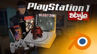 картинка: Почему стиль PlayStation 1 стал популярным и Как повторить его в Blender