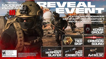 ALL SHADOW SIEGE EVENT REWARDS! (M13C, Camos, & MORE) - Modern Warfare 3 Reveal Event Explained