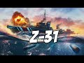 Z31 3rd highest damage eu  world of warships