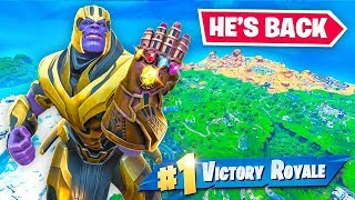 THANOS IS BACK IN FORTNITE!!! (Avengers Endgame)