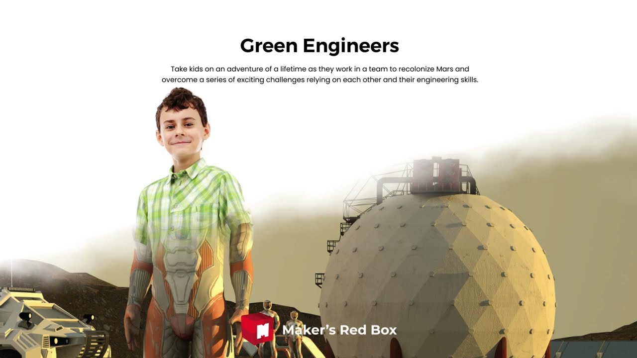 Maker's Red Box Green Engineers maker education course material  - walkthrough video