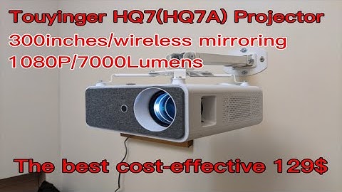 Touyinger HQ7 7000 Lumens Android Portable Projector 1080P Home Cinema Beamer Support Bluetooth Wifi