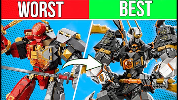 Ranking EVERY LEGO Ninjago Mech | (Worst to Best!)